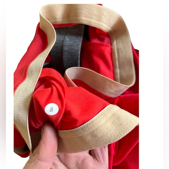 Lululemon Racerback Tank - Ladies Size 8 - Red/Grey - Picture 5 of 5